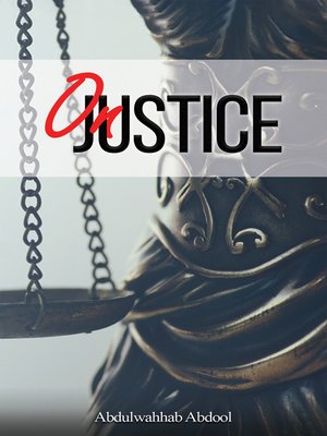 cover image of On Justice